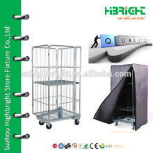 warehouse logistic roll hand carts with wheels